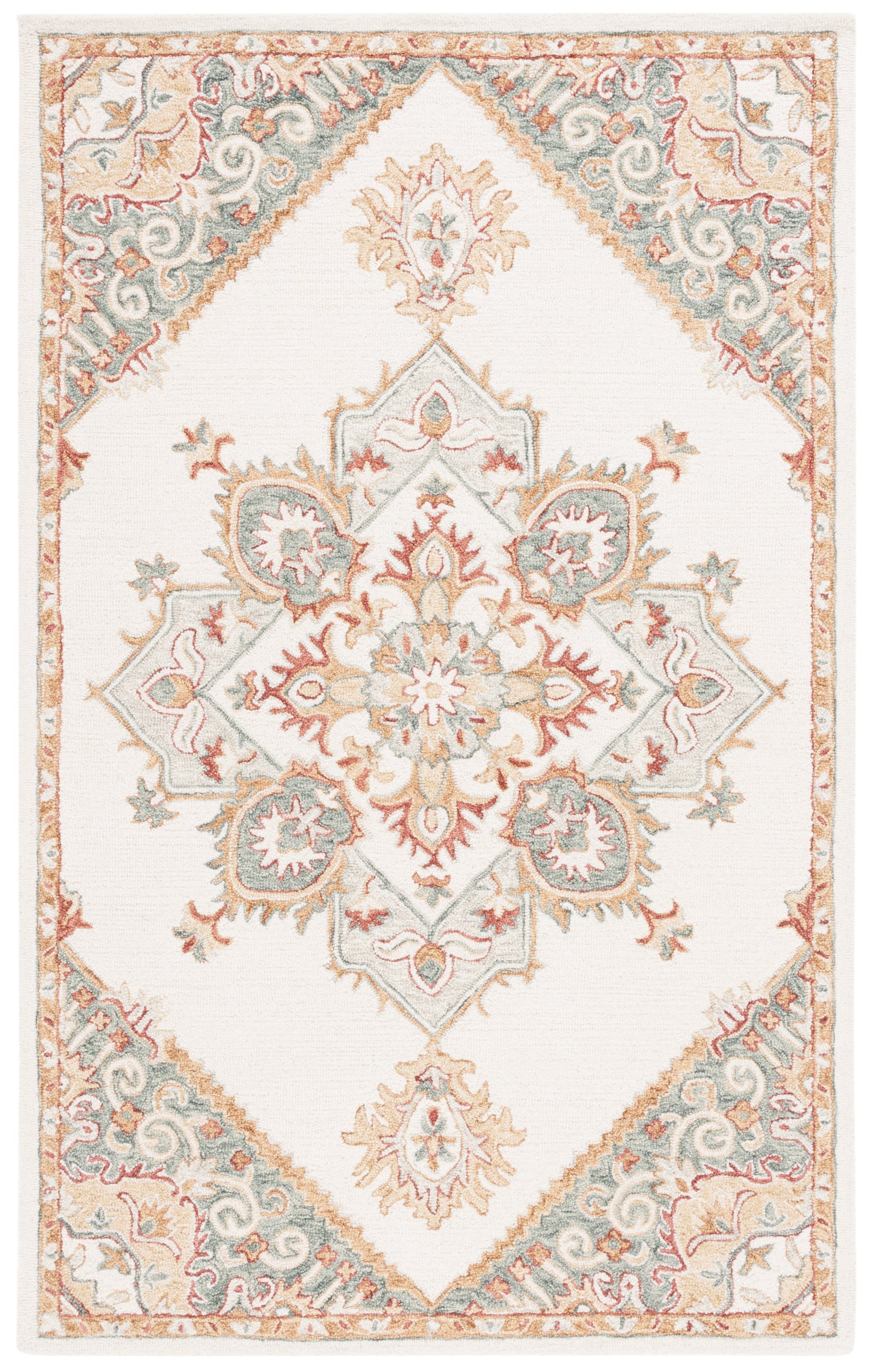 Safavieh Metro Met375A Ivory/Grey Rug.