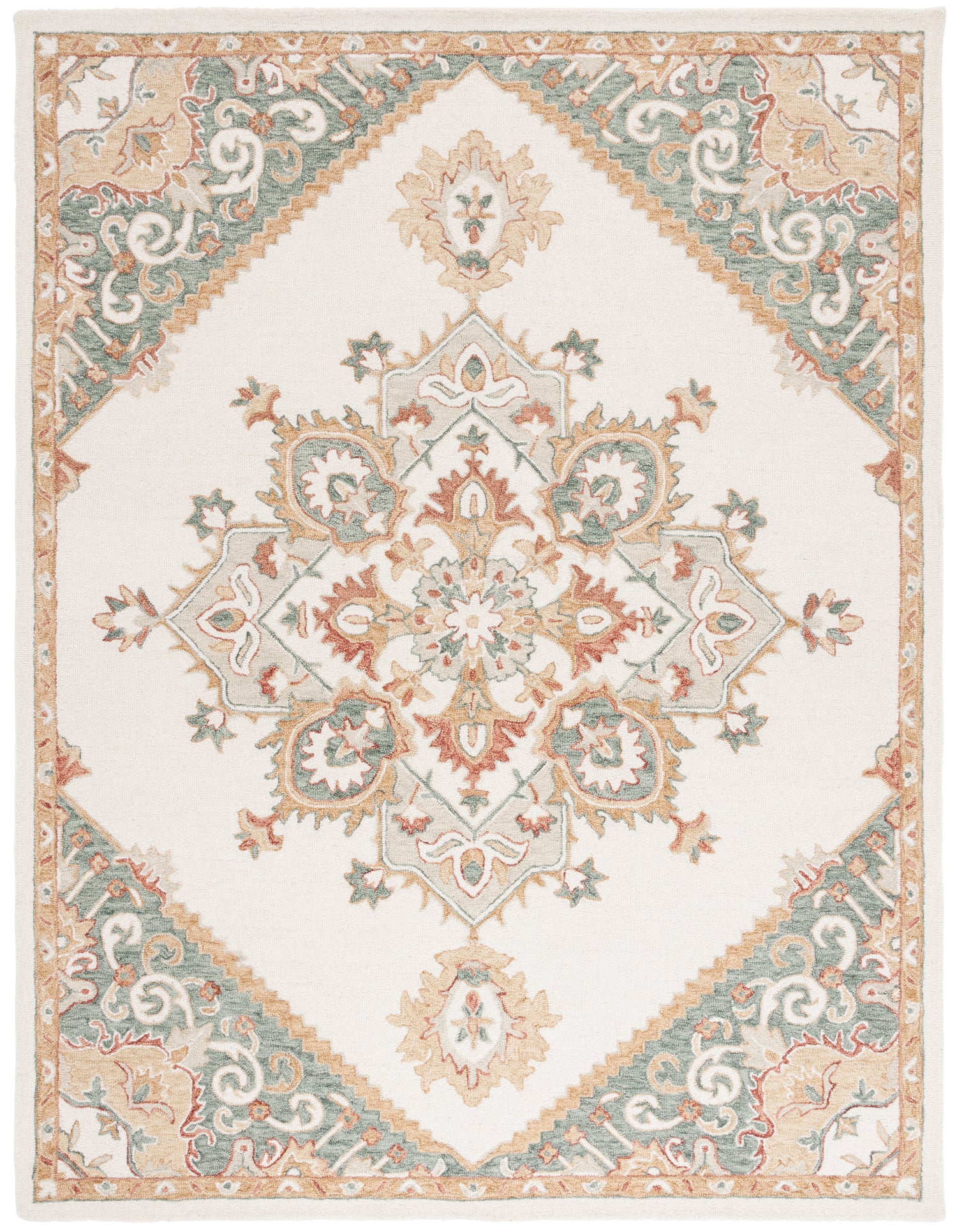 Safavieh Metro Met375A Ivory/Grey Rug.