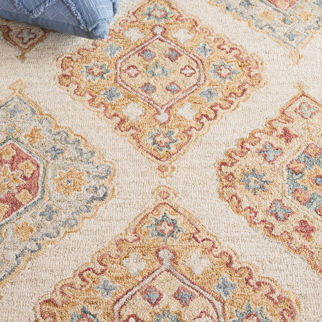 Safavieh Metro Met378B Beige/Rust Rug.