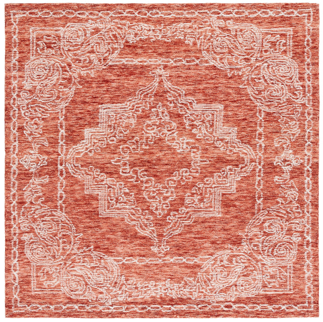 Safavieh Metro Met575P Rust/Ivory Rug.