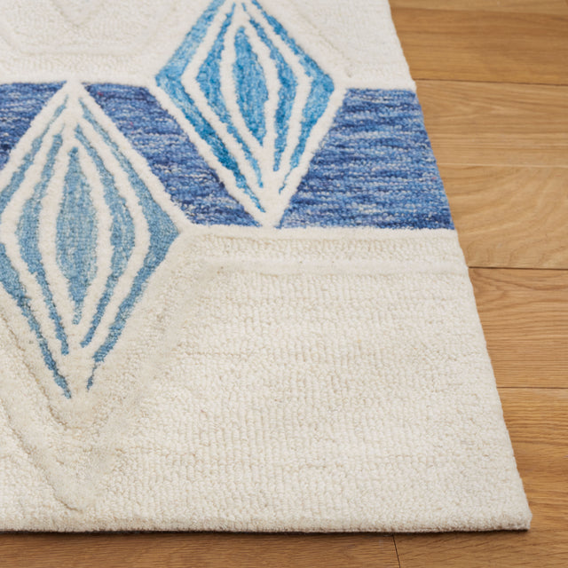 Safavieh Metro Met576A Ivory/Blue Rug.