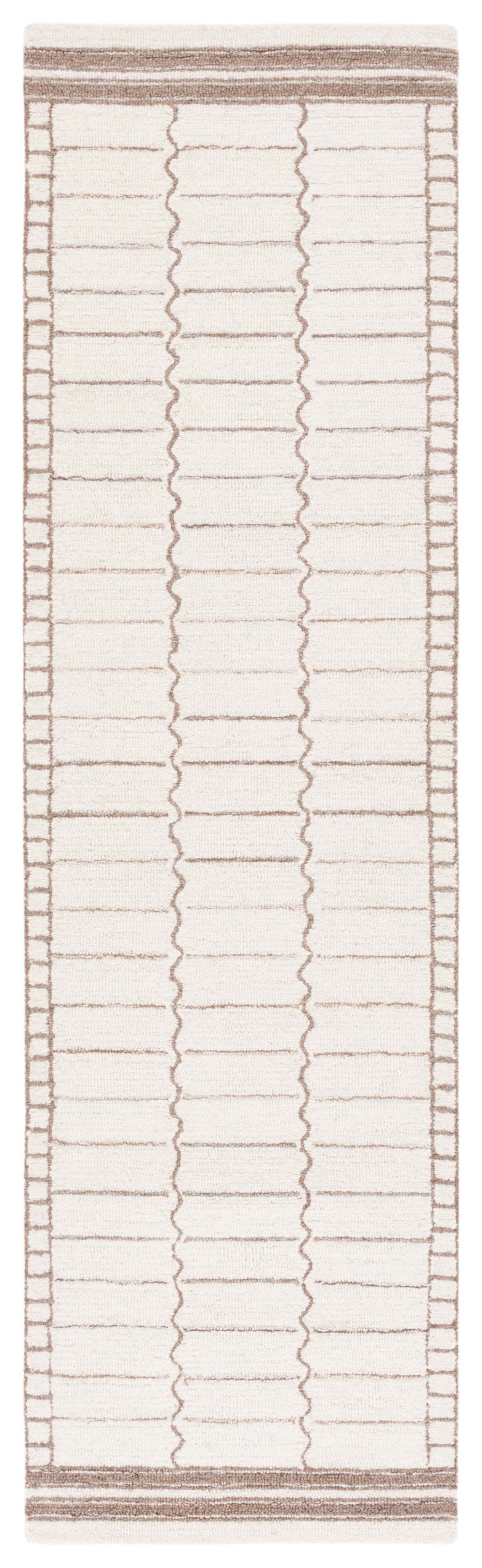 Safavieh Metro Met626A Ivory/Brown Rug.