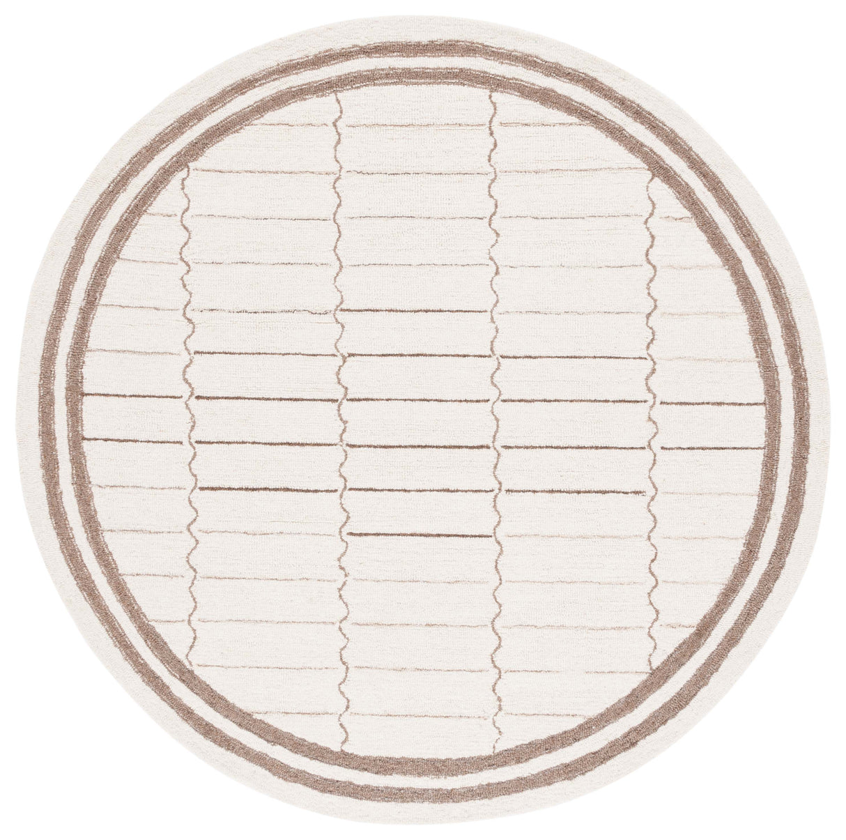 Safavieh Metro Met626A Ivory/Brown Rug.