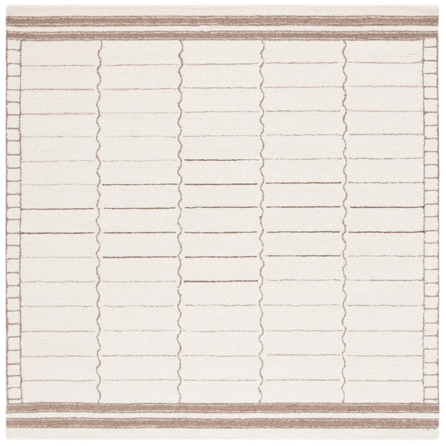 Safavieh Metro Met626A Ivory/Brown Rug.