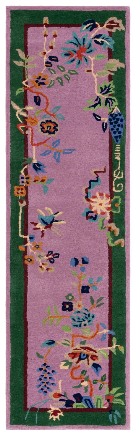 Safavieh Metro Met725V Purple/Green Rug.
