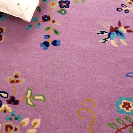 Safavieh Metro Met725V Purple/Green Rug.