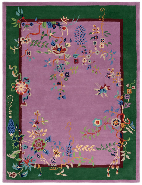 Safavieh Metro Met725V Purple/Green Rug.
