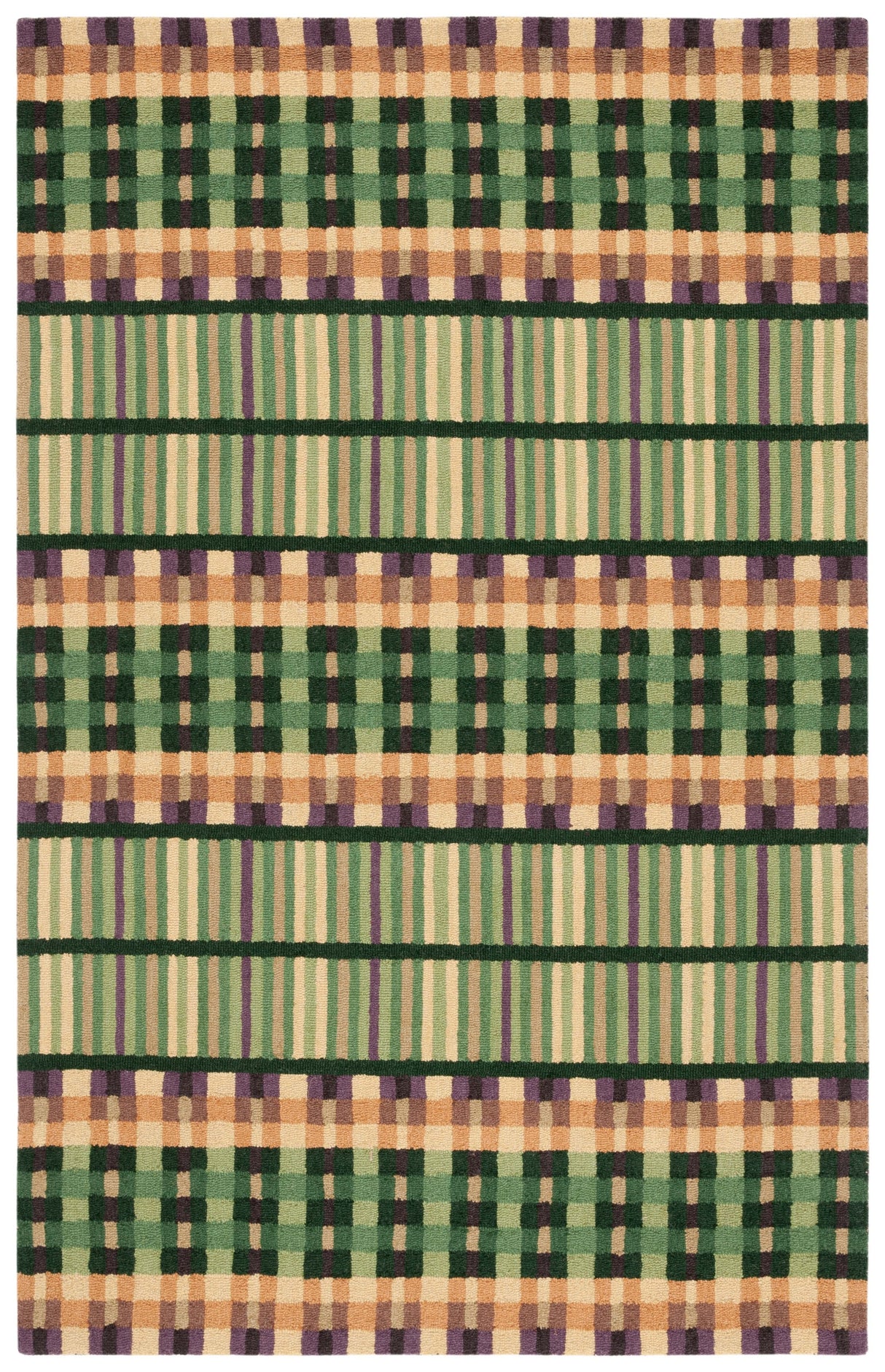 Safavieh Metro Met852Y Green/Gold Rug.