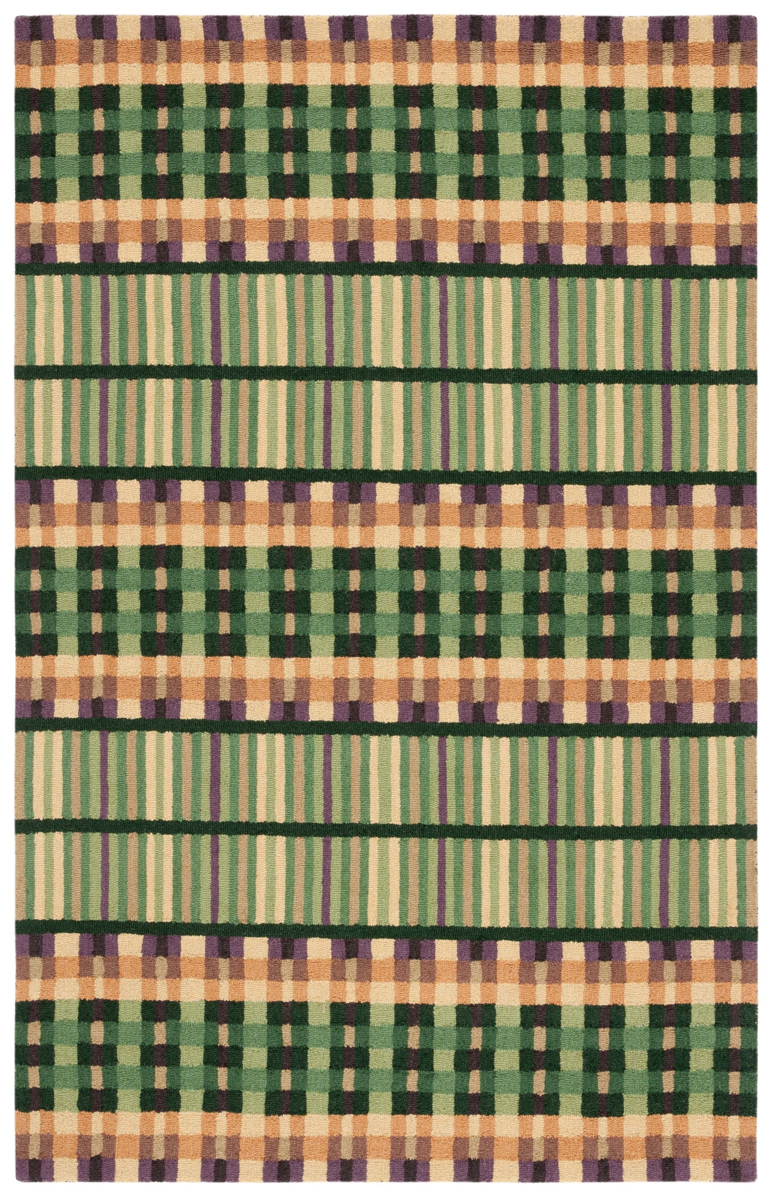 Safavieh Metro Met852Y Green/Gold Rug.