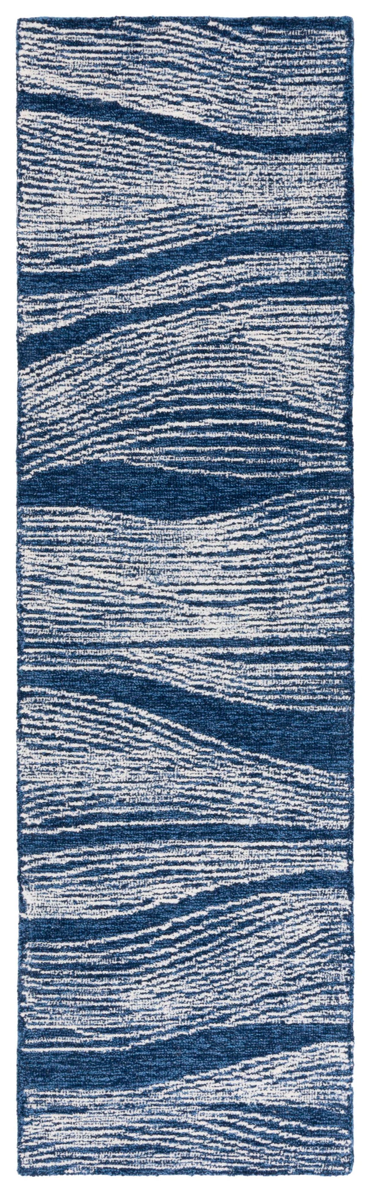 Safavieh Metro Met995N Navy/Ivory Rug.
