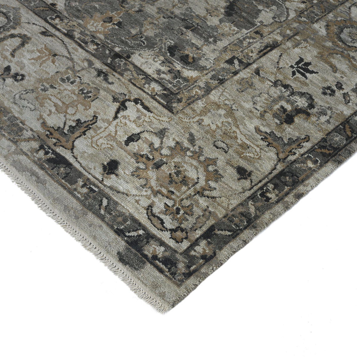 Amer Morgan MGN-1 Pearl area rug - corner view
