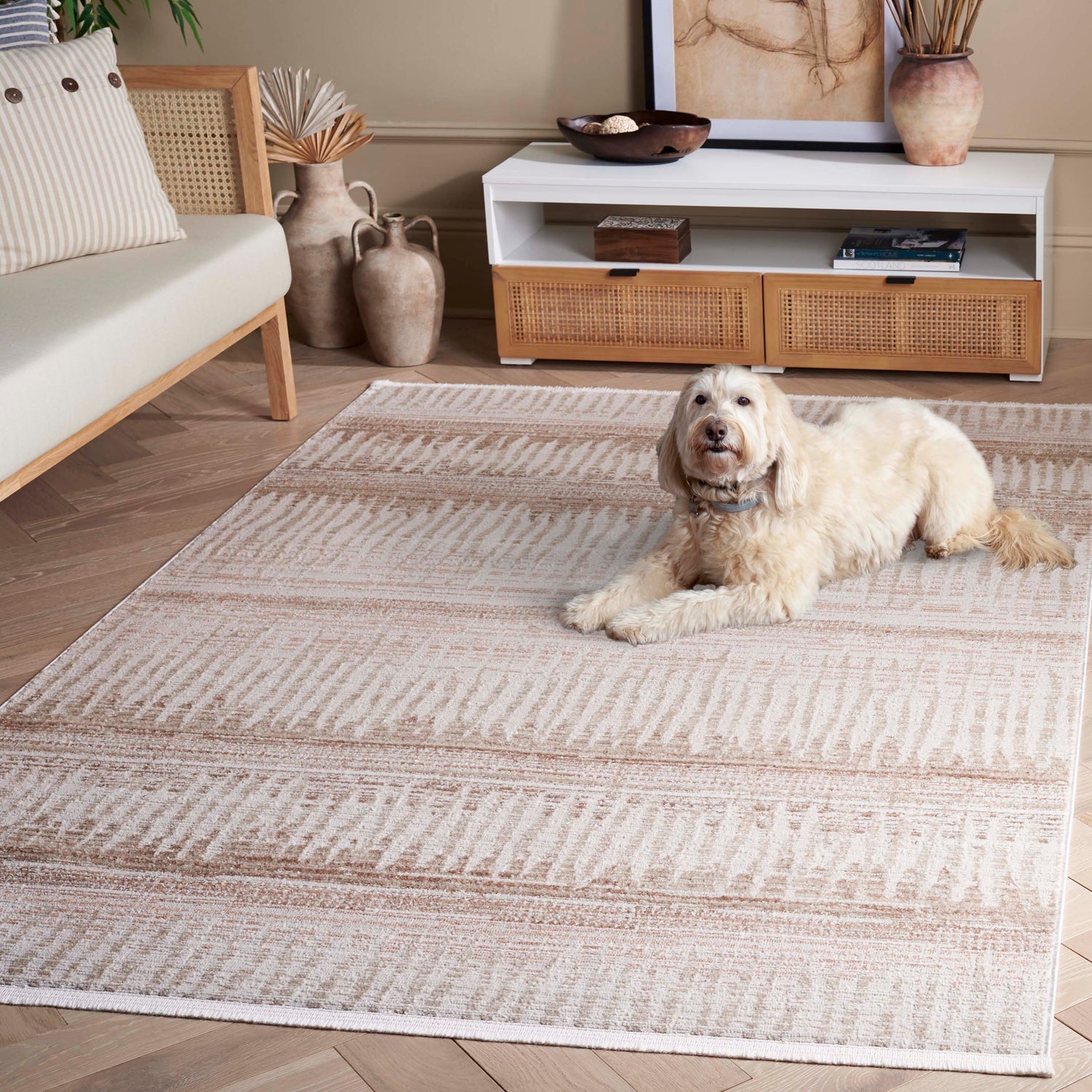 Safavieh Mila Mil234A Ivory/Beige Grey Rug.