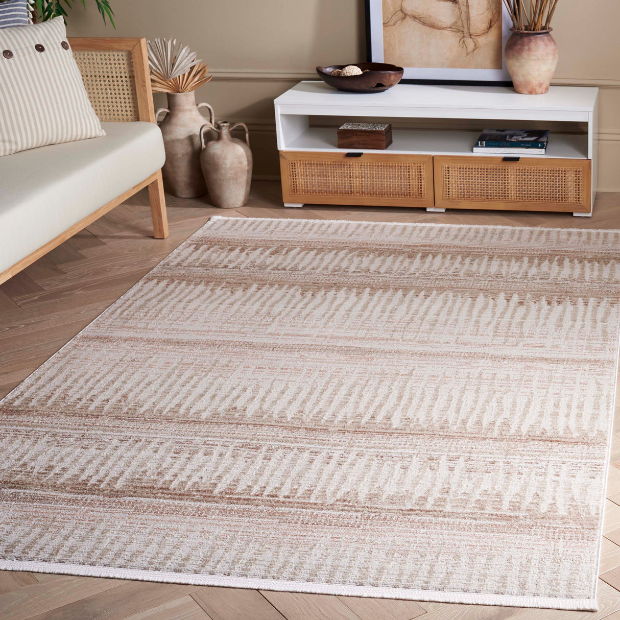 Safavieh Mila Mil234A Ivory/Beige Grey Rug.