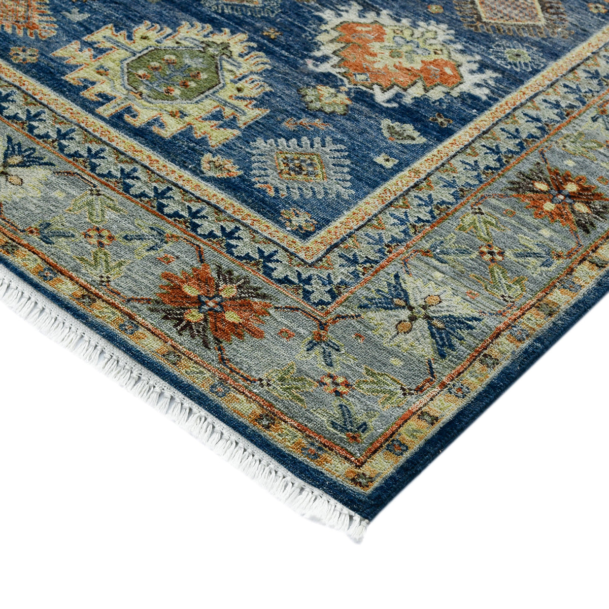 Amer Milano MIL-30 Dark Blue area rug - corner view