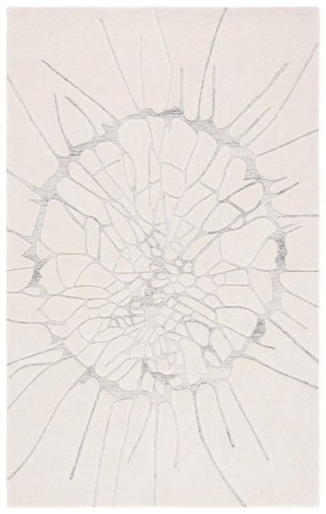 Safavieh Mykonos Mkn101A Ivory/Silver Rug.