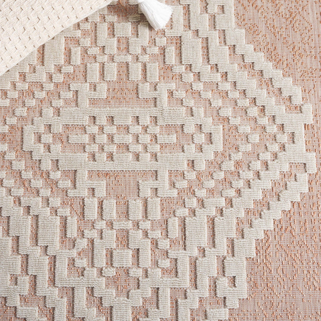 Safavieh Milos Mlo102P Rust/Ivory Rug.