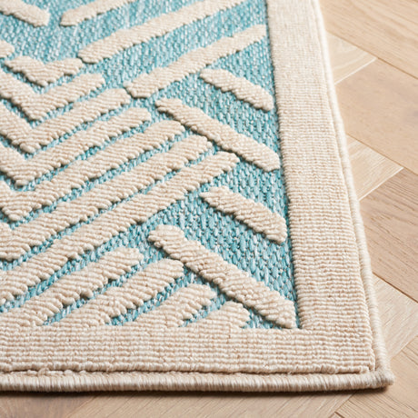 Safavieh Milos Mlo104K Turquoise/Ivory Rug.