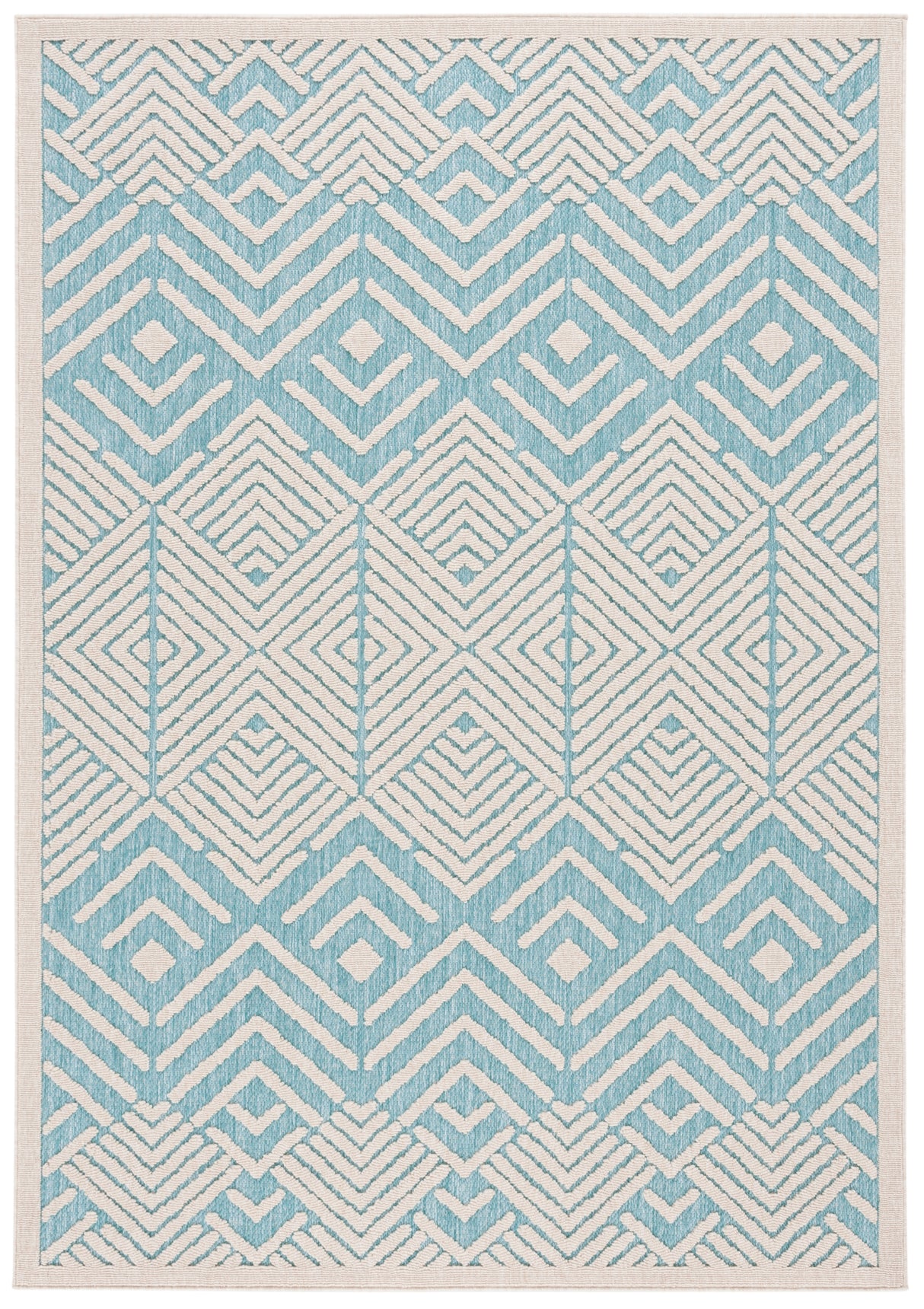 Safavieh Milos Mlo104K Turquoise/Ivory Rug.
