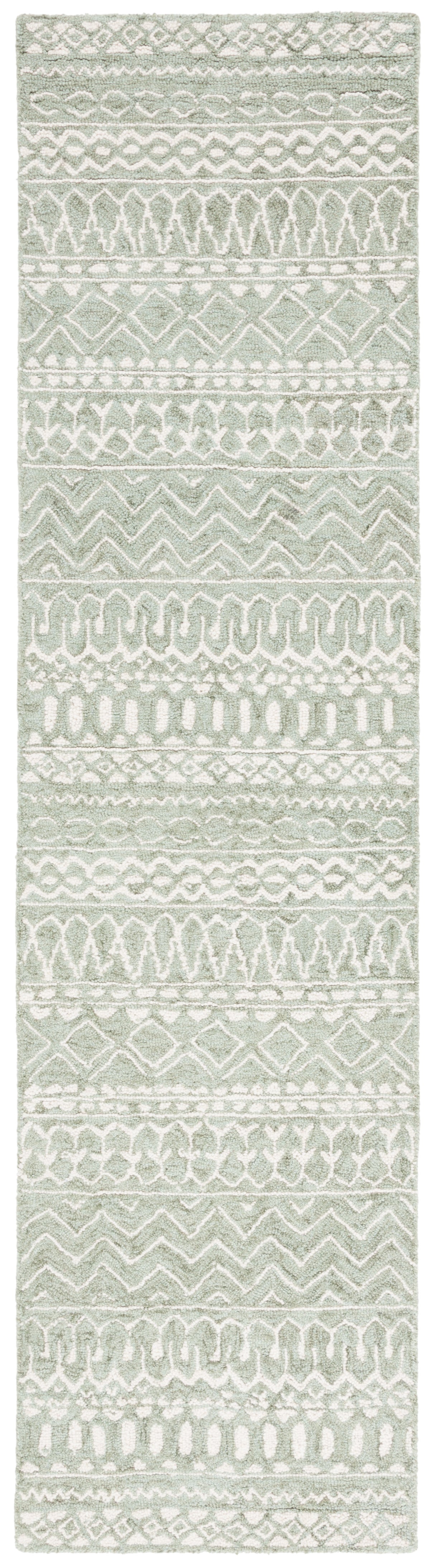 Safavieh Micro-Loop Mlp502W Sage/Ivory Rug.