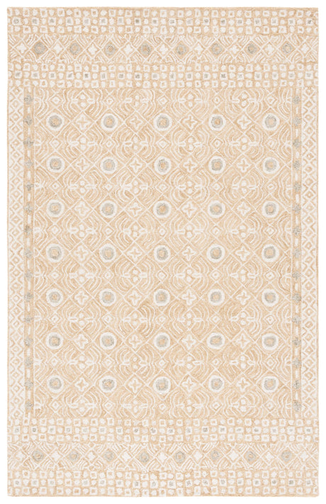 Safavieh Micro-Loop Mlp801D Gold/Ivory Rug.