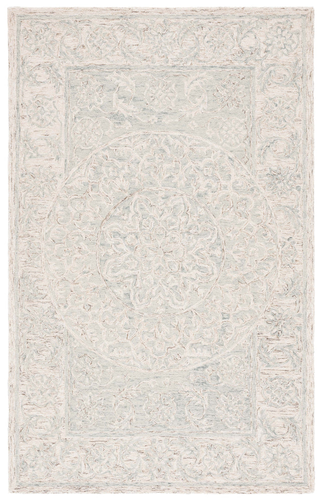 Safavieh Micro-Loop Mlp925L Light Blue/Beige Rug.