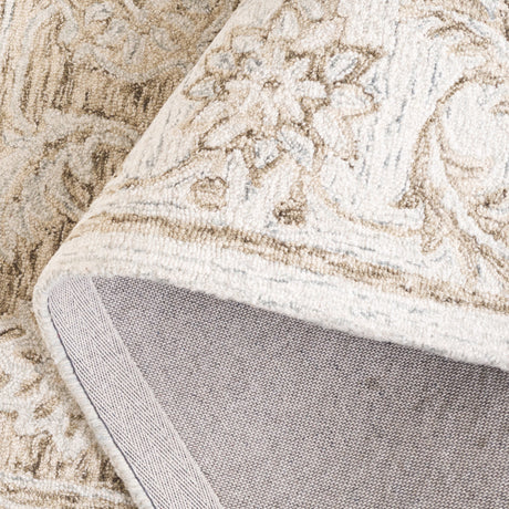 Safavieh Micro-Loop Mlp925T Brown/Light Blue Rug.