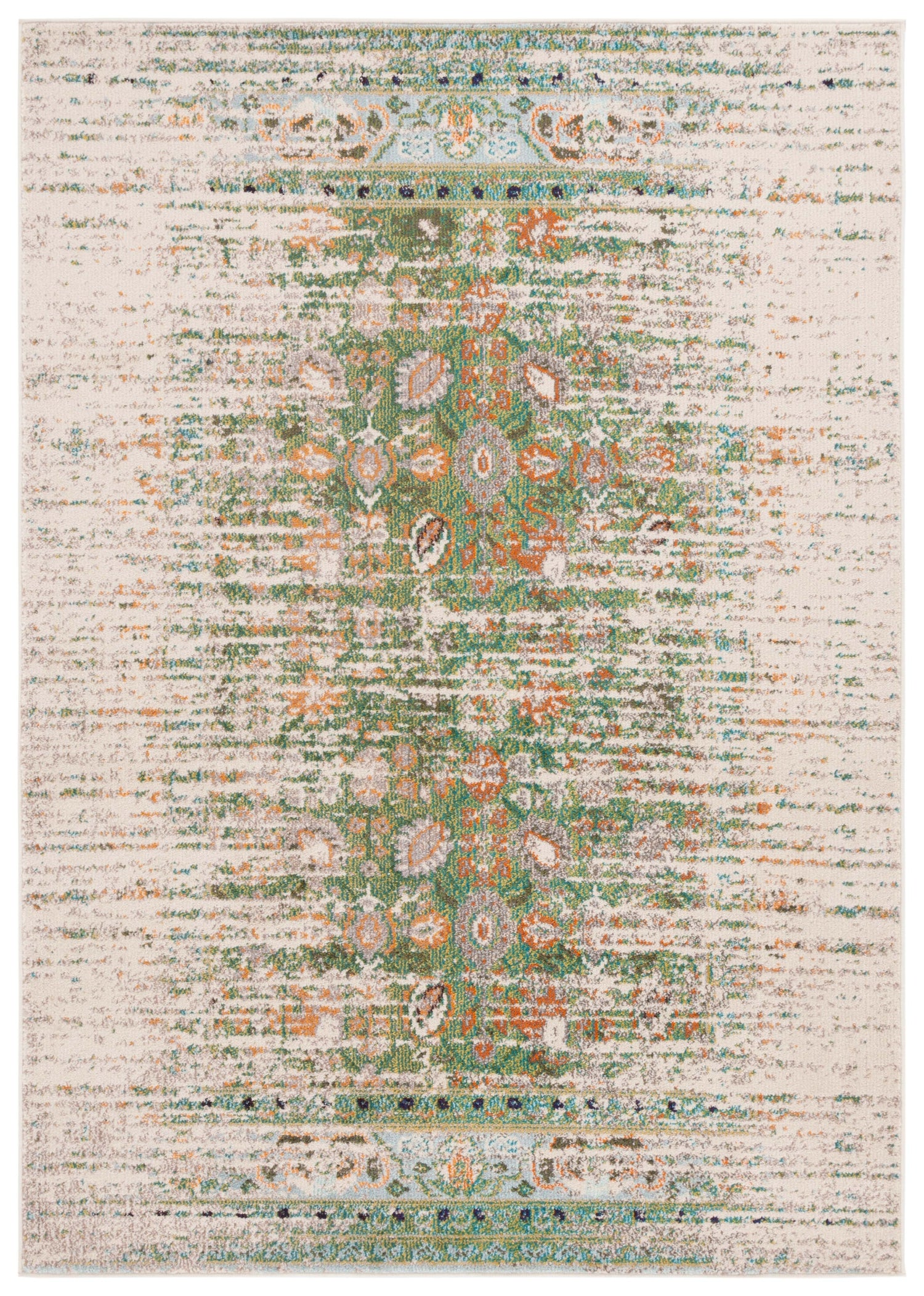 Safavieh Monaco Mnc208Y Green/Ivory Rug.