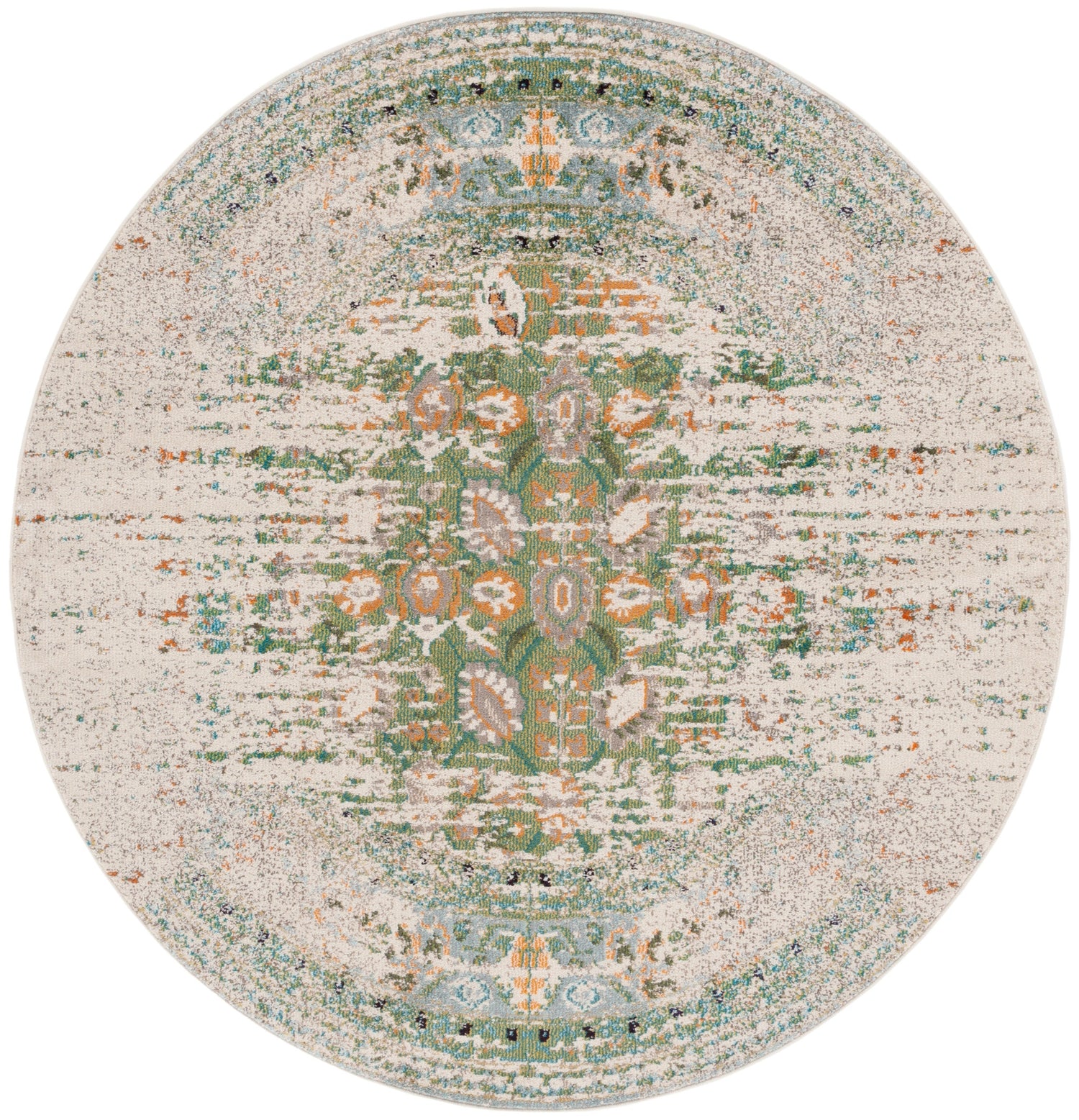 Safavieh Monaco Mnc208Y Green/Ivory Rug.