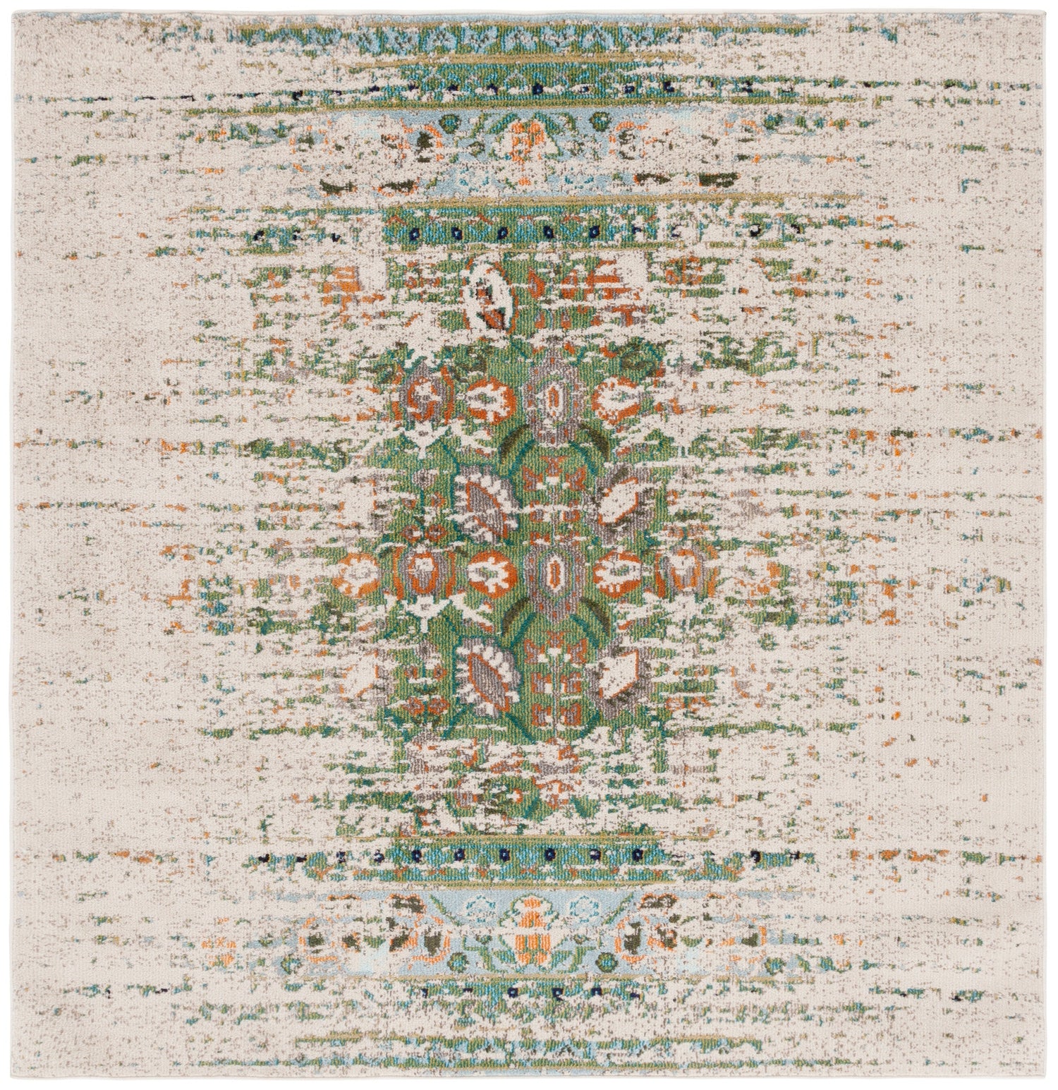 Safavieh Monaco Mnc208Y Green/Ivory Rug.