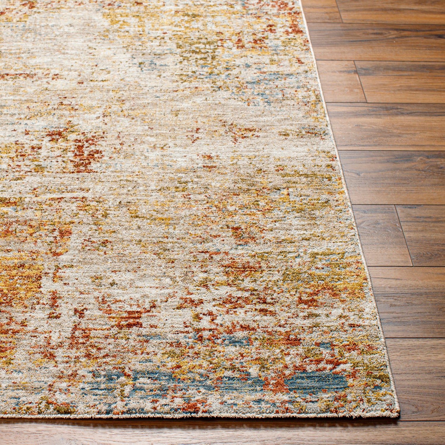 Surya Mona Lisa Mni-2300 Tan, Light Sage, Mustard, Olive, Sage, Rust Rug.