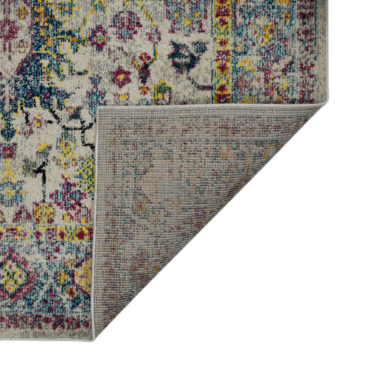 Amer Montana MON-3 Gray / Orange area rug - back view
