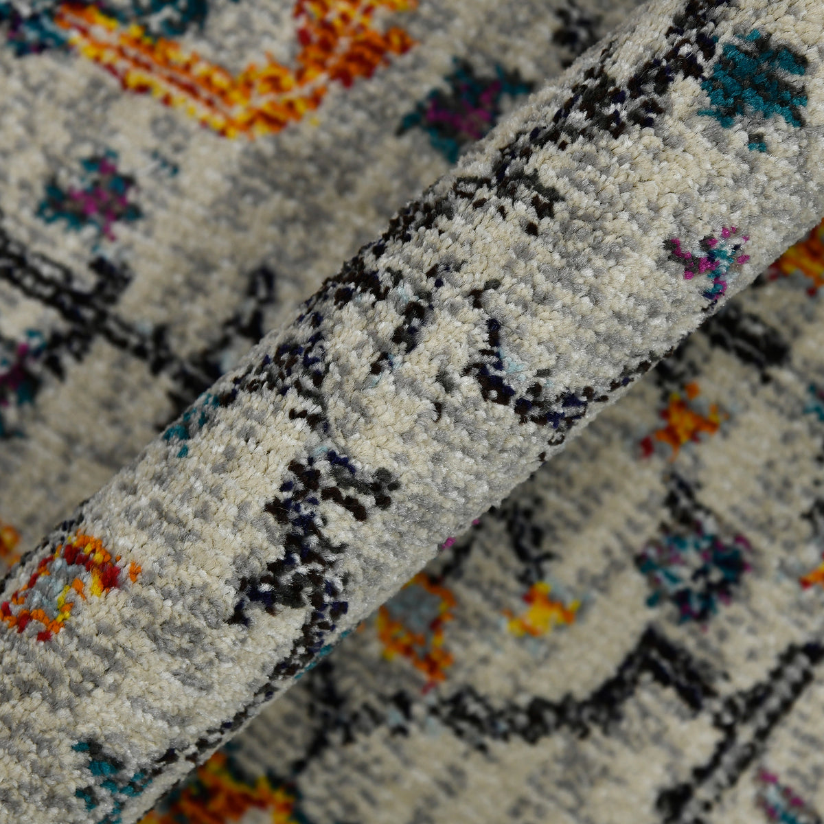 Amer Montana MON-4 Ivory / Yellow area rug - color swatch view