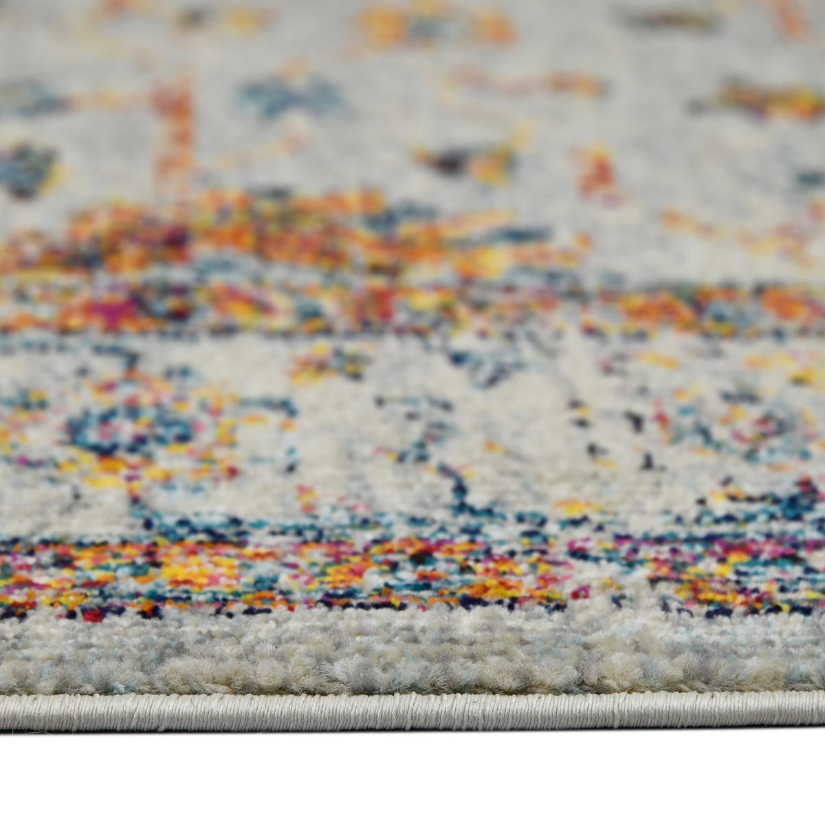 Amer Montana MON-5 Ivory / Orange area rug - profile view