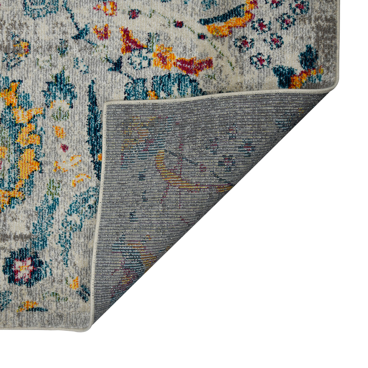 Amer Montana MON-7 Ivory / Orange area rug - back view