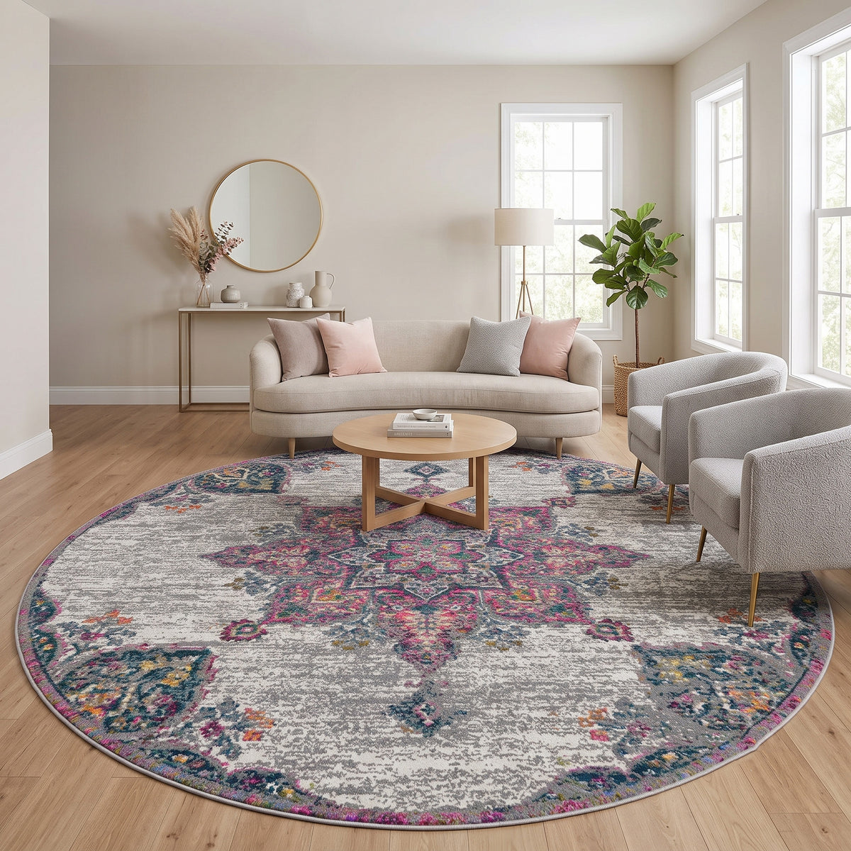 Amer Montana MON-9 Pink area rug - lifestyle view