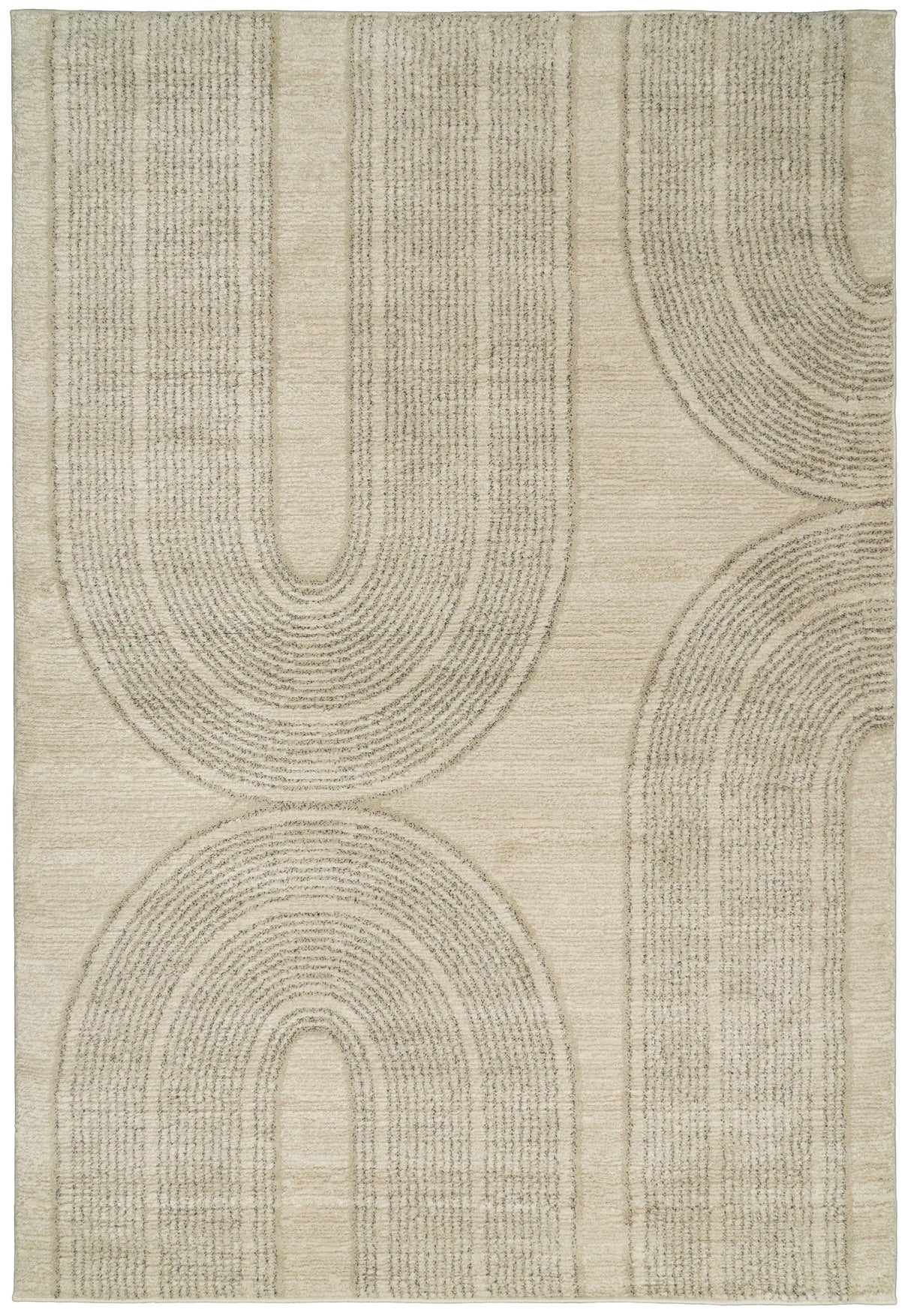 Dynamic Rugs Monroe 9801 Power Loomed Modern Beige/Grey Rug