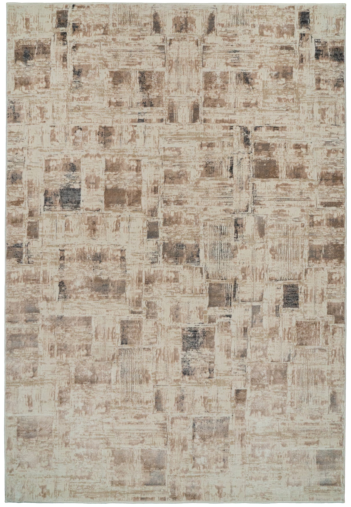 Dynamic Rugs Montrose 1783 Power Loomed Modern Beige/Cream Rug