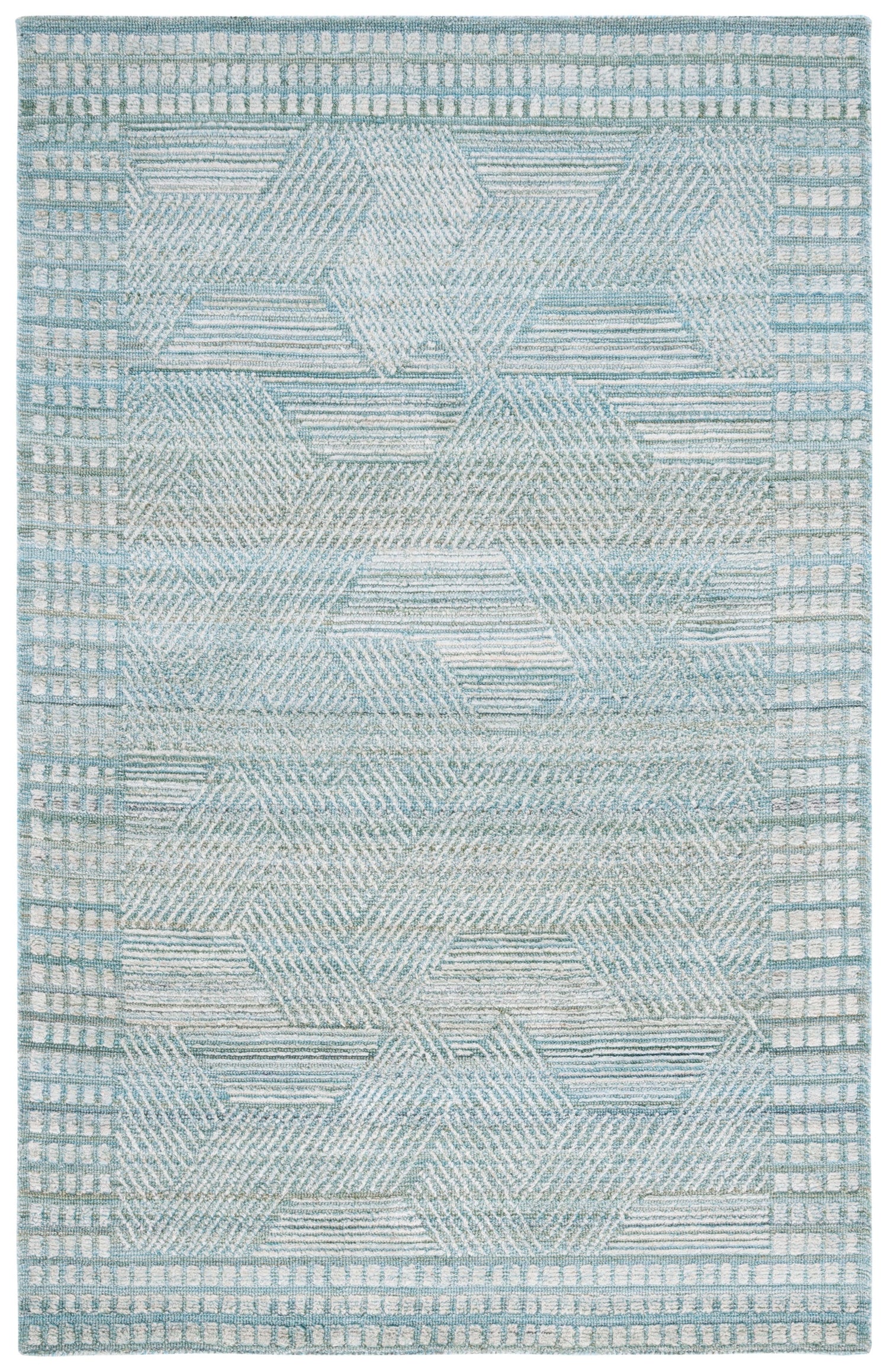Safavieh Marquee Mrq107K Turquoise/Grey Rug.