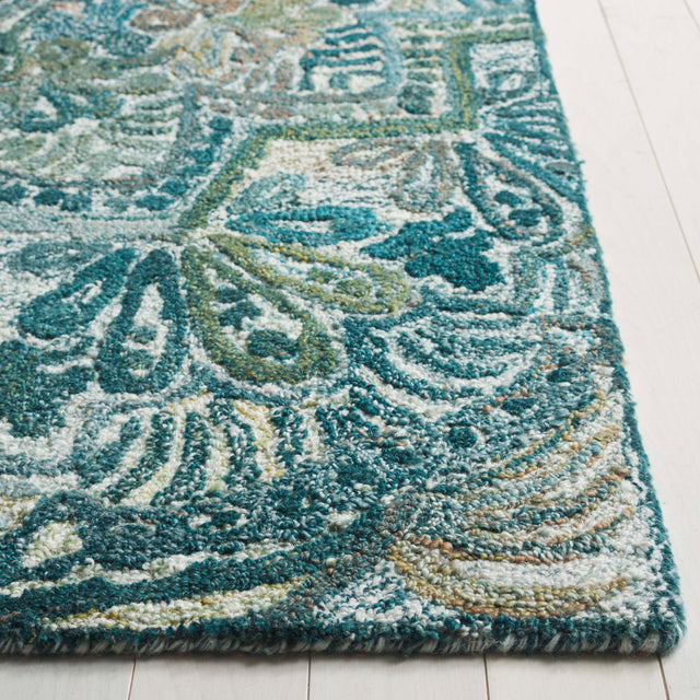Safavieh Marquee Mrq110M Aqua/Green Rug.