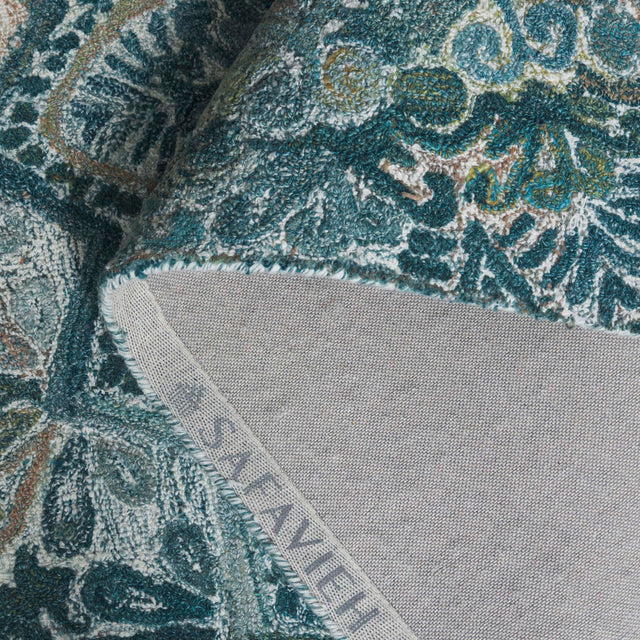 Safavieh Marquee Mrq110M Aqua/Green Rug.