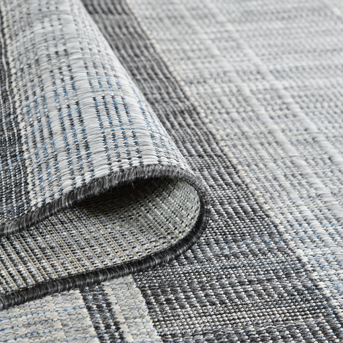 Amer Maryland MRY-7 Silver / Taupe Gray area rug - rolled view
