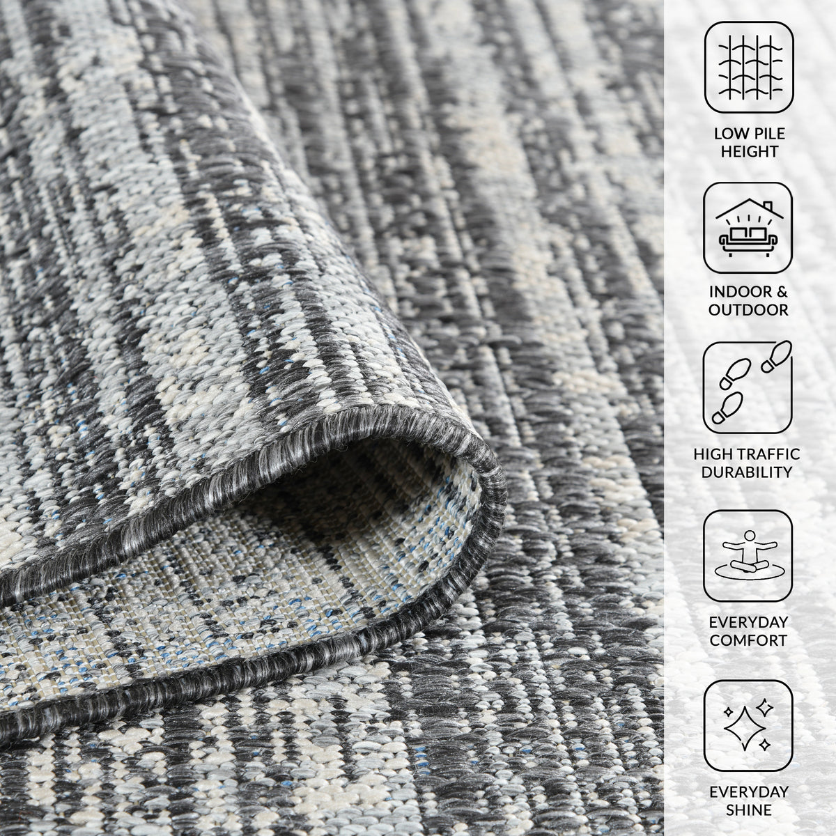 Amer Maryland MRY-9 Iron area rug - infographic view