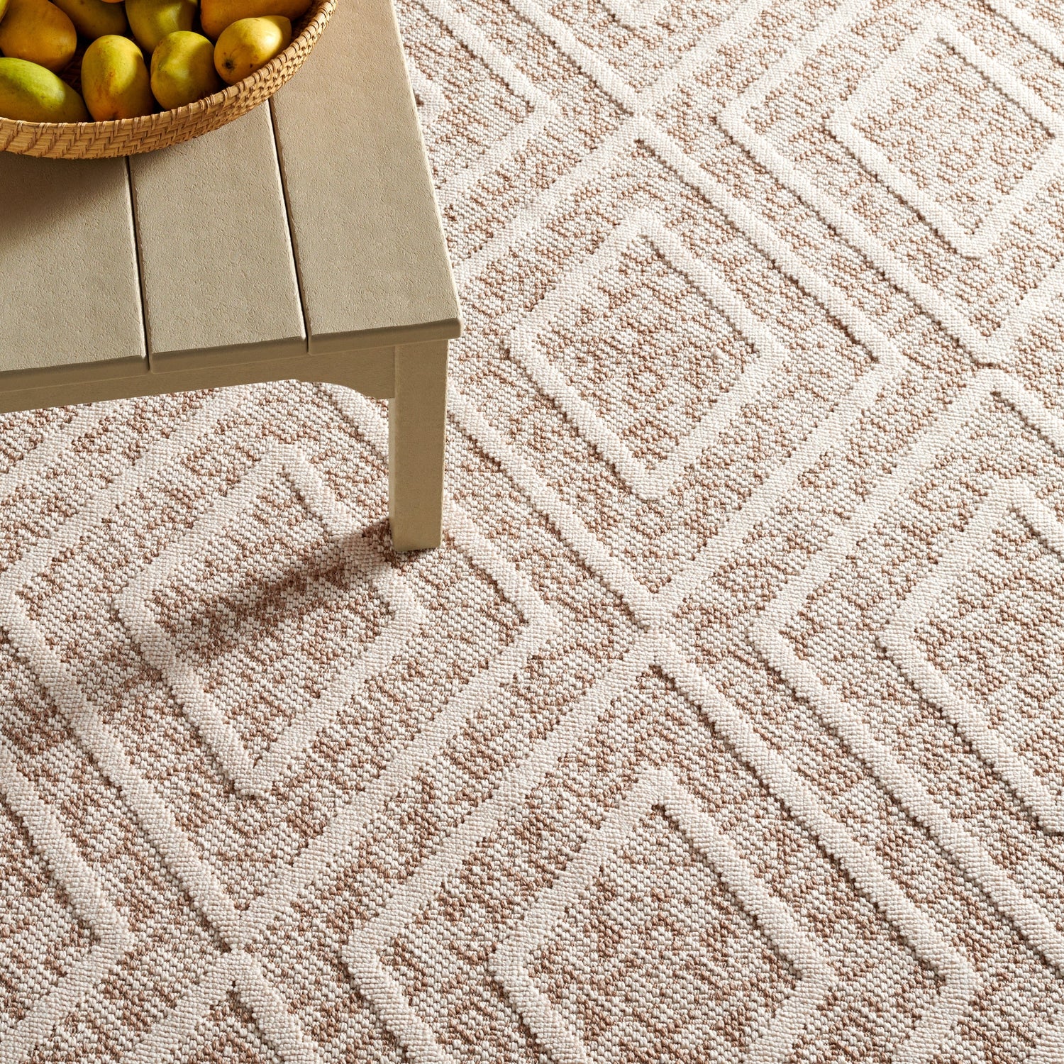Safavieh Martha Stewart Global Msro218B Light Beige/Brown Rug.