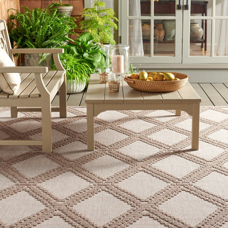Safavieh Martha Stewart Global Msro226B Beige/Brown Rug.