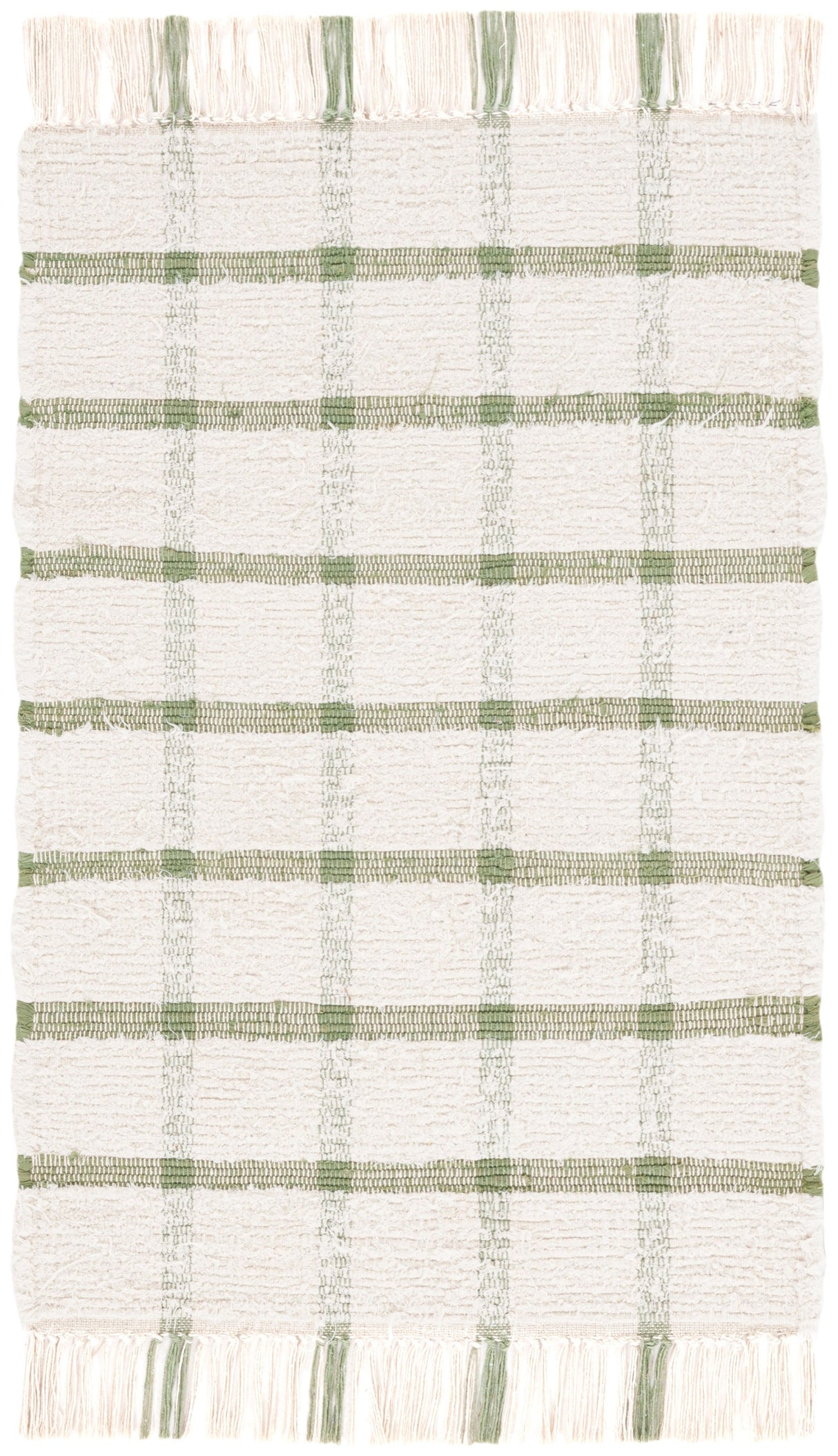 Safavieh Montauk Mtk322Y Ivory/Green Rug.