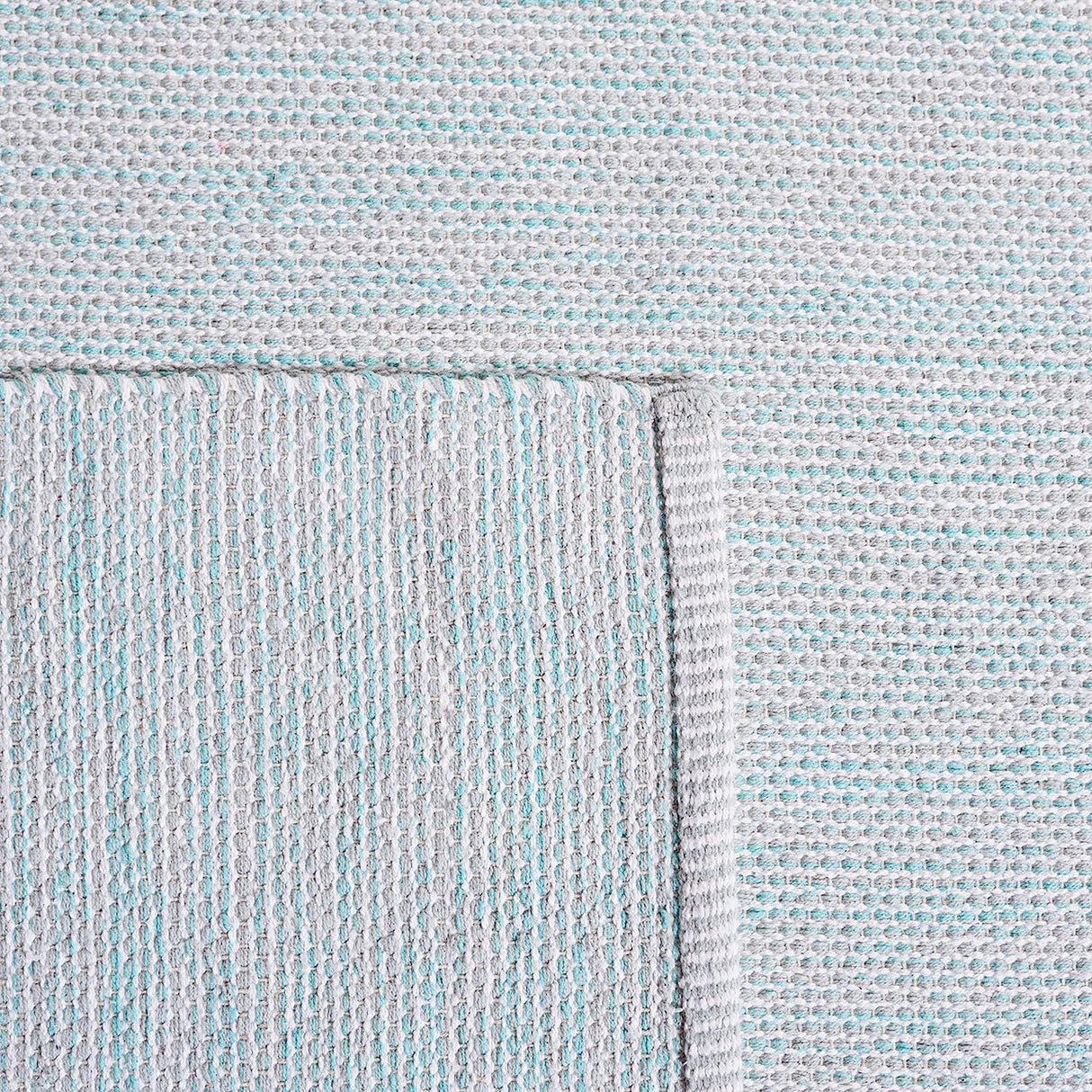 Safavieh Montauk Mtk701K Turquoise/Grey Rug.