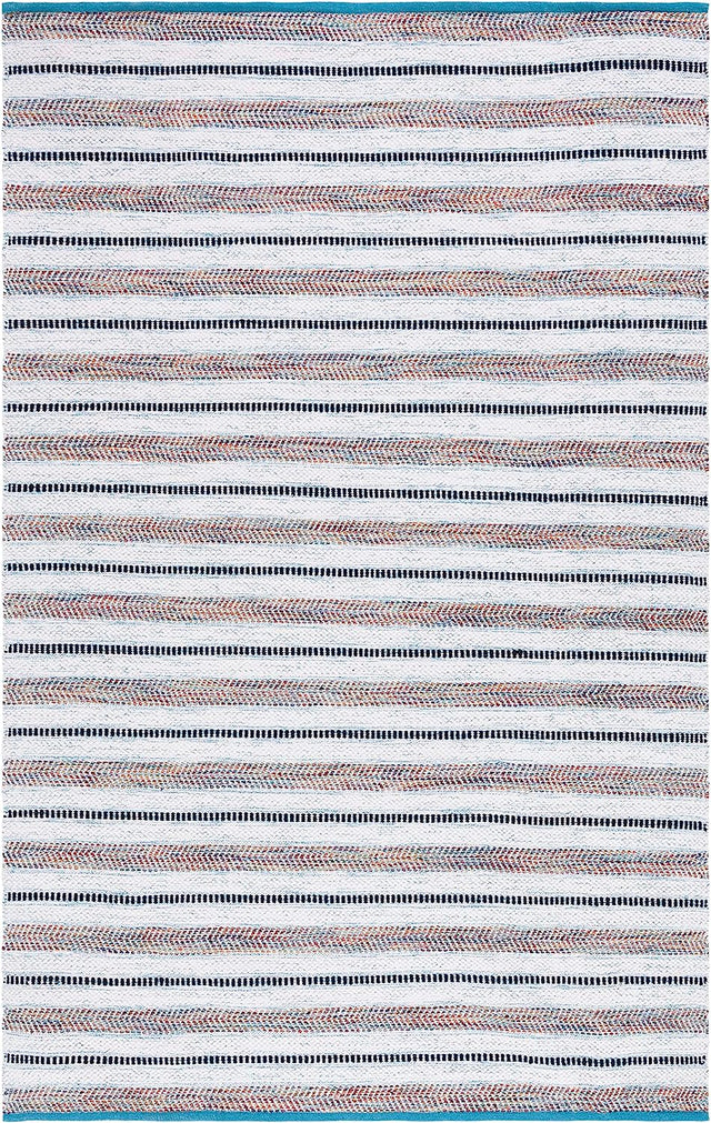 Safavieh Montauk Mtk702K Turquoise/Ivory Rug.