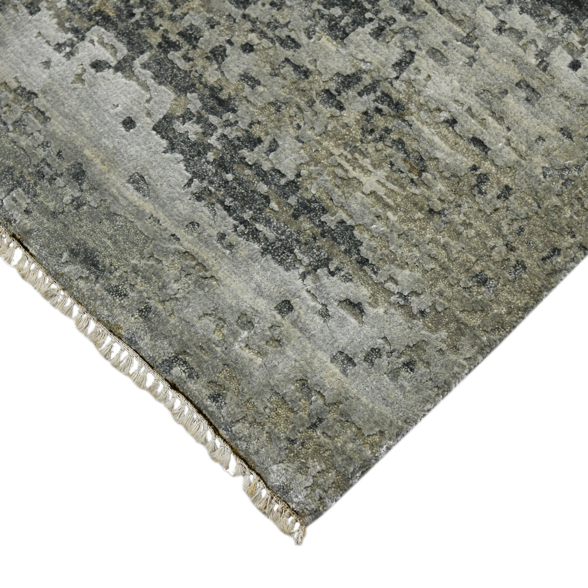 Amer Mystique MYS-12 Stone Blue area rug - corner view