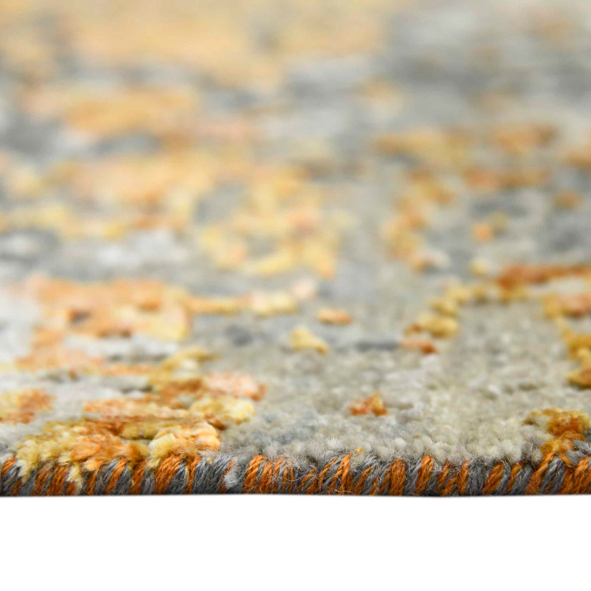 Amer Mystique MYS-14 Orange area rug - profile view