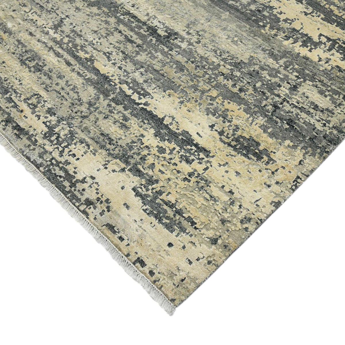 Amer Mystique MYS-47 Silver area rug - corner view